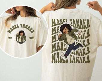 Disney Mabel Tanaka 2 Sided Shirt, Pixar Hoppers Mabel Girl Shirt, Mabel Beaver And Friends Shirt, Disneyland Family Kid Birthday Shirt Gift