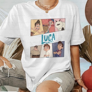 Pixar Luca Movie Characters Shirt, Disney Luca Monster Shirt, Alberto Luca Gulia, Luca Birthday Trip Shirt, Disneyworld Family Shirt, VTB181