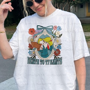 Vintage Skippy Rabbit Death To Tyrants Shirt, Robin Hood Skippy Shirt, Disney Robin Hood Character Shirt, Disneyland Family Outfit, THA262