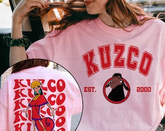 Kuzco Emperor's New Groove 2 Sided Shirt, Disney Emperor Kuzco Llama Shirt, Yzma Pacha Kronk Chicha, Disneyland Family Vacation Shirt MYA249