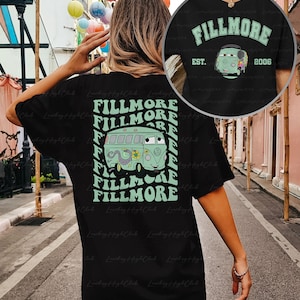 Disney Fillmore Cars 2 Sided Shirt, Cars Fillmore Shirt, Fillmores Organic Fuel Shirt, Fillmore Cars On The Road, WDW Cars Family, MYA407