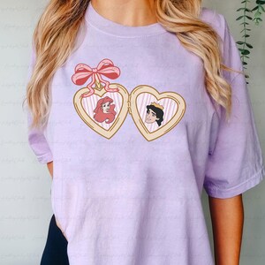 Disney Princess Ariel & Eric Valentines Shirt, Little Mermaid Heart Locket Shirt, Disney Valentine's Bows Shirt, Disney Family Trip, MYD287 bild 10