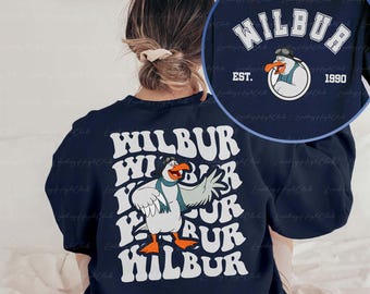 Wilbur Disney 2 Sided Sweatshirt, Rescuers Down Under Wilbur Shirt, Bernard Jake Miss Bianca Cody Frank, Disney Adventure Trip Shirt, NVA204