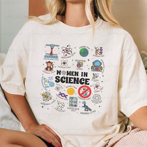Women In Science Shirt, Feminist Science Lab Shirt, Women Empowerment In Stem Tee, Chemistry Physics Science Shirt, Phd Women Shirt, VTB265