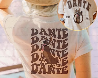 Dante Disney Coco 2 Sided Shirt, Dante Alebrije Spirit Animal Shirt, Disney Pet Shirt, Adventure To Land Of Dead,Epcot Vacation Shirt,MYA240