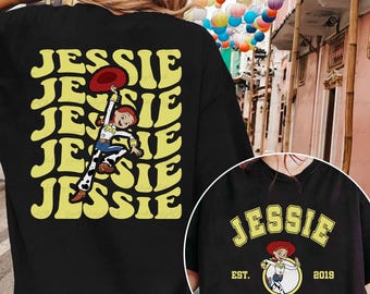 Pixar Toy Story Jessie 2 Sided Shirt, Disney Cowgirl Jessie Shirt, Toy Story Series Characters Shirt, Disneyland Girls Trip Shirt, MYB221