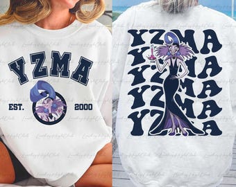 Yzma Emperor's New Groove Villains 2 Sided Sweatshirt, Llama Extract Poison, Yzma Villains Shirt,Kuzco Kronk Tee,Disney Witches Shirt,MYA389