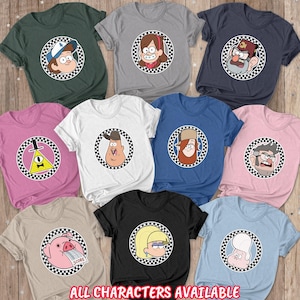90s Gravity Falls Team Mysteries Shirt, Dipper Mabel Wendy Soos Grunkle, Gravity Falls Characters Shirt, Magic Kingdom Vacation Shirt,BYA619