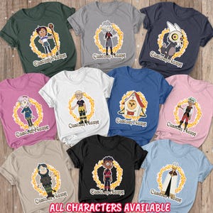 Customized The Owl House Characters Shirt, Hexside Covens Shirt, Magic And Demonics, Disneyland Owl House Friends Group Costume Shirt,BYA490