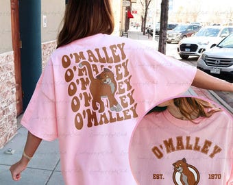 Disney Thomas O'Malley 2 Side Shirt, Aristocats Duchess Thomas O'Malley Shirt, Marie Toulouse Berlioz, Animal Kingdom Birthday Shirt, NVA174