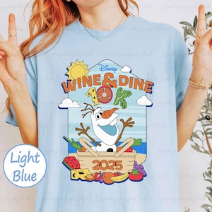 Olaf runDisney Wine & Dine 10K Shirt, Olaf Half Marathon Shirt, 2025 runDisney Half Marathon Weekend Shirt, WDW Runner Vacation Shirt,BYA663