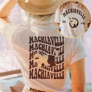 Disney Machiavelli Luca 2 Sided Shirt, Luca Machiavelli Cat Shirt, Disney Cat Shirt, Epcot Center Shirt, Luca Birthday Family Shirt, MYA378