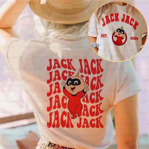 Disney Jack Jack Baby 2 Sided Shirt, Incredibles Kids Shirt, Disney Incredibles Baby Shirt, Incredibles Family Group, WDW Epcot Shirt,MYA125