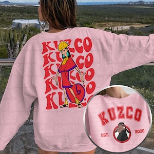 Kuzco Emperor&#39;s New Groove 2 Sided Sweatshirt, Disney Kuzco Shirt, Kuzco Llama Shirt, Disneyland Family Shirt, Epcot Kuzco&#39;s Poison, MYA249