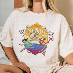 Mulan Mushu Disney Wine & Dine 5K Shirt, Mulan Half Marathon Shirt, 2025 runDisney Half Marathon Weekend Shirt, Disney Family Shirt, BYA663