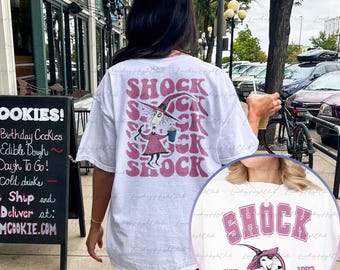 Shock 2 Sided Nightmare Christmas Shirt, Disney Shock Lock Team Matching Shirt, Disney Vintage Gift For Team, Nightmare Christmas Crew Shirt
