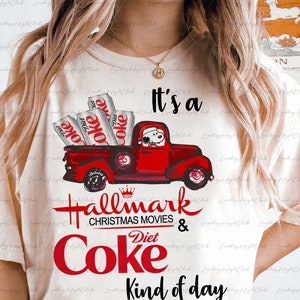 Christmas Watching Diet Coke Shirt, Christmas Drinks Crew Shirt, Holidays Movie Sweatshirt,Christmas Diet Culture,Body Positive Shirt,MYA003