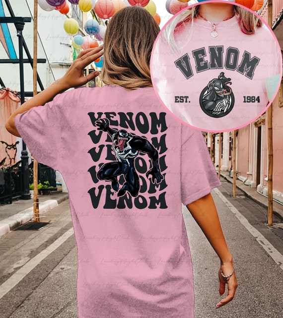 Marvel Venom Retro 2 Sided Shirt, Venom Tongue Out Shirt, Vintage 