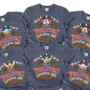 Custom Disney Pirates Shirt, Yo Ho a Pirate’s Life For Me Shirt, Custom Disney Pirate Shirt, Mickey Minnie Pirate Disney Cruise Shirt,MYA450