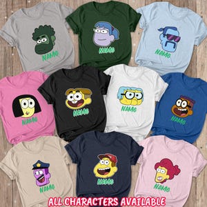 Personalized Big City Greens Group Shirt, Disney Channel Family Matching Shirt, Big City Greens Costume Shirt, Disneyland Trip Shirt, THA145
