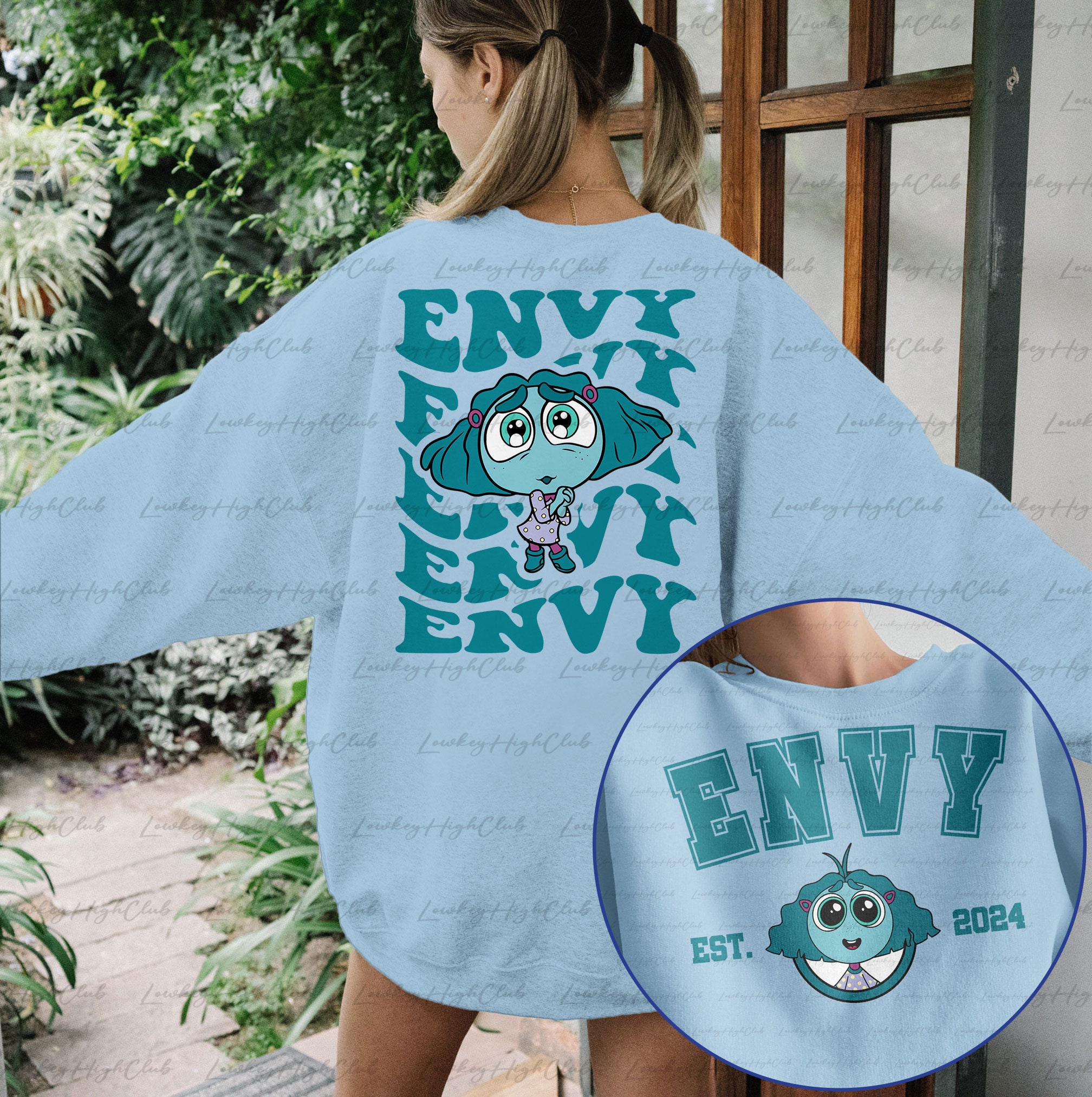 ☆US Disney Store☆男女兼用 Inside Out2 ブルーフィー Tシャツ Envy T-Shirt for Adults – Inside Out 2 | Disney Store