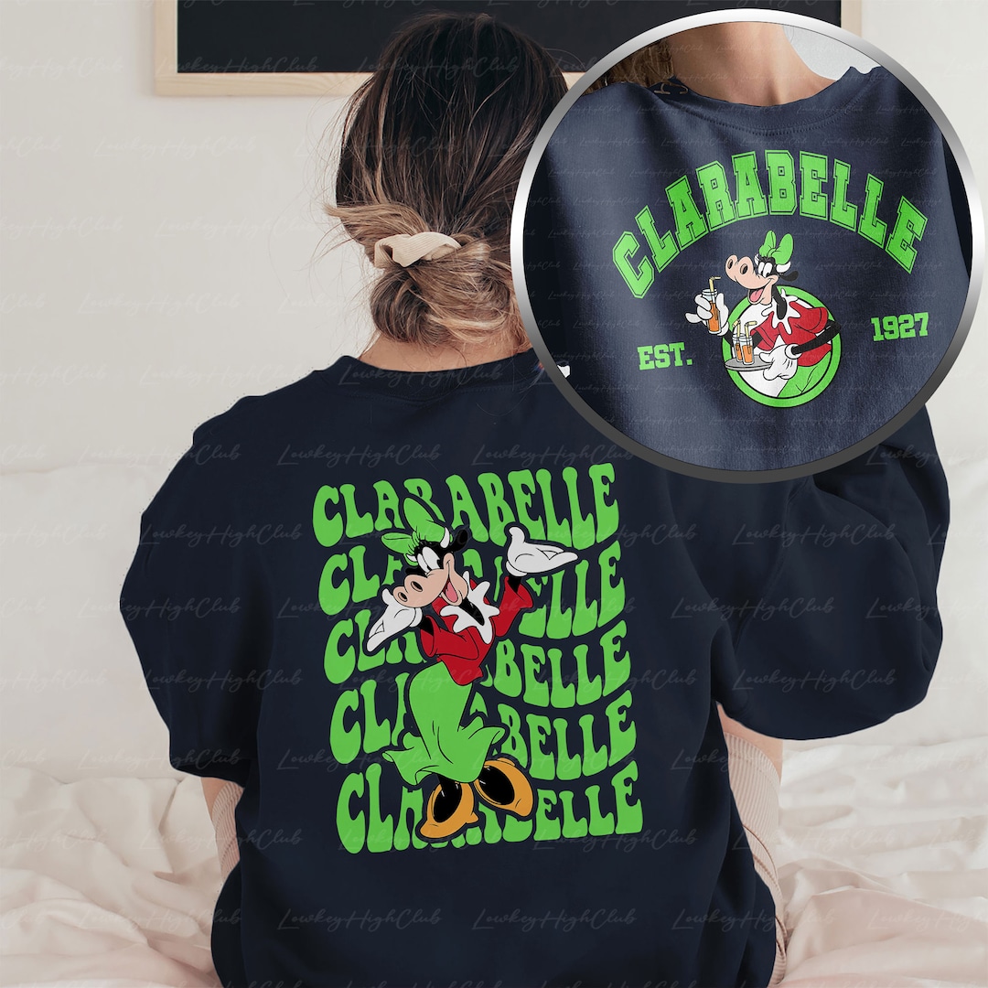 Disney Clarabelle Sided Sweatshirt, Clarabelle Cow Shirt, Clarabelle Best  Day, WDW Matching Shirt,epcot Parks Trip,mickey Friends,mya367