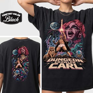 Dungeon Crawler Carl Shirt, Princess Donut Fantasy Tee, Retro Sci Fi Book Lover Tshirt, Litrpg Reader Sweatshirt, DCC Fandom Gift Crawler