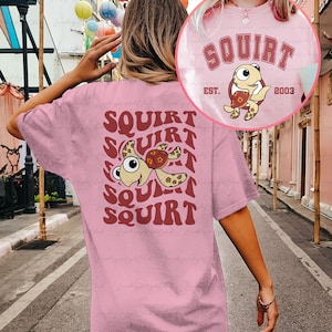 Disney Squirt Turtle 2 Sided Shirt, Finding Nemo Squirt Shirt, Duude Squirt Shirt, Epcot Family Vacation Shirt, Finding Nemo Birthday Shirt