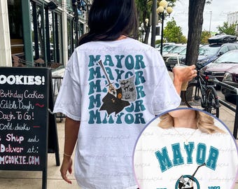 Mayor Nightmare Disney 2 Sided Shirt, Mayor Group Christmas Shirt, Boogie Friends Vacation Matching, Nightmare Christmas Festival Matching