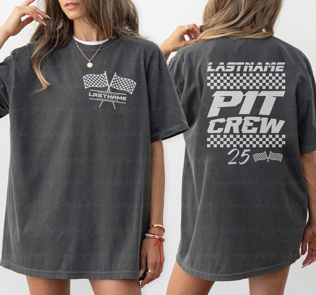 Custom Racing Sunday 2 Sided Shirt, Personalized Supportive Race Cars ...