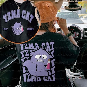 Vintage Yzma Cat Disney 2 Sided Shirt, Emperor&#39;s New Groove Yzma Cat Shirt, Yzma Kuzco Pacha Chicha Kronk, Epcot Family Trip Shirt, UPA230-1