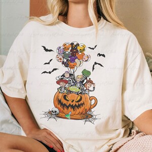 Toy Story Skeleton Halloween Shirt, Disney Toy Story Characters Group Shirt, Toy Story Spooky Vibes Outfit, Disneyworld Family Shirt, NVA705