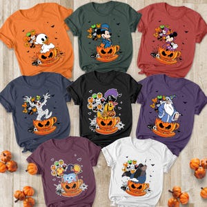 Toy Story Halloween Tea Cups Shirt, Woody Buzz Rex, Halloween Disney Costume, Toy Story Trick Or Treat, Disney Toy Storyland Halloween Shirt