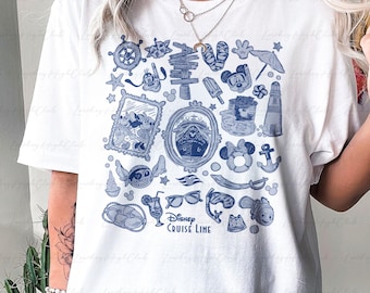 Mickey & Friends Nautical Cruise Shirt, Disney Cruise Adventure Shirt, Matching Disney Cruise Family Tee, Disney Cruise Trip Shirt, THA411_2