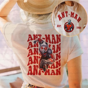 Marvel Ant-Man 2 Sided Shirt, Ant Man Superhero Shirt, Scott Lang Shirt, Ant-man And The Wasp, Marvel Quantumania, Ant-Man 1962 Shirt,MYA323
