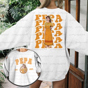 Disney Pepa Encanto 2 Sided Sweatshirt, Madrigal Family Shirt, Pepa Disney Tee, Encanto Characters Family Outfits, Encanto Birthday Matching
