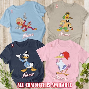 Personalized The 3 Caballeros Costumes, Three Caballeros Mexico Shirts, Animal Kingdom Crew, Disney Family Vacation Matching Shirts, NVA280