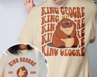 King George Beaver 2 Sided Shirt, Disney Hoppers King George Shirt, Vintage Mabel Tanaka Best Friends Shirt, WDW Family Kids Birthday Shirt