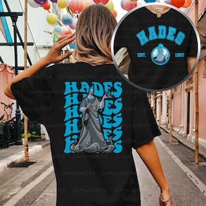 Disney Hades Hercules 2 Sided Shirt, Hades Villains Shirt, Bad Witches Disney Shirt, Hades Vacay Mode, Greek Myth, WDW Family Shirt, MYA192