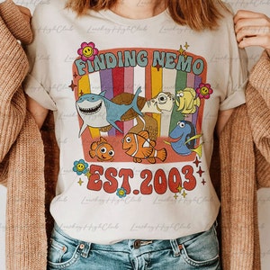 Retro Finding Nemo Disney Shirt, Finding Nemo 2003 Shirt, Nemo Characters Shirt, Magic Kingdom, Disneyland Shirt, Nemo and Dory Fish Shirt