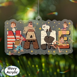 Pixars Luca Movie Characters Custom Ornament, Disney Luca Christmas Ornament, Luca And Friends, Luca Seaside Town Boy Keepsake Decor, DTA043