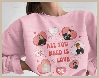 Wizarding Characters Love Sweatshirt, All You Need Is Love, Magical Valentine Love Shirt, Love Affirmation, Bookworm CoupleS Shirt, MYA458