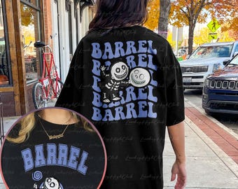 Disney Barrel Nightmare 2 Sided Shirt, Disney Barrel Before Christmas Shirt, Disney Family Party Shirt, Nightmare Christmas Shirt, MYA473