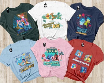 Springtime Surprise Weekend 2026 Shirt, RunDisney All Challenges Matching, Epcot Family Runner Outfit, Disneyland Magical Race Shirt, THA328