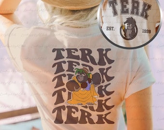 Tarzan Terk Disney 2 Sided Shirt, Disney Terk Gorilla Shirt, Tarzan Characters Shirt, Animal Kingdom, WDW Shirt, Disney Brother Shirt,MYA200