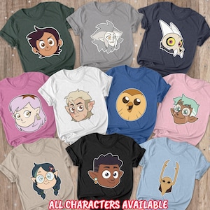 The Owl House Magic School Group Shirt, Hexside Disney Shirt, Magic Demonics, Boiling Isles King Luz, Covens Disney Owl House Shirt, BYA399