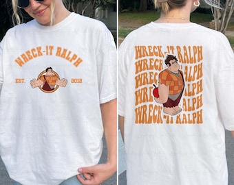 Disney Wreck It Ralph 2 Sided Shirt, Wreck-It Ralph Est 2012 Shirt, Vanellope Princess Birthday Shirt, Disneyland Family Trip Shirt, NVA218
