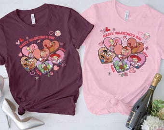 Toy Story Sweet Candy Hearts Shirt, Woody & Friends Valentine Shirt, Toy Story Movie Characters Shirt, Disney World Honeymoon Couple Shirt