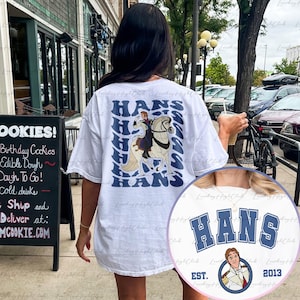 Hans Disney Prince 2 Sided Shirt, Frozen Characters Funy Shirt, Disneyland Friends Gift, Disney Family Trip Shirt, Frozen Trip Shirt, MYA233