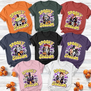 Pixar Spooky Season Toy Story Shirt, Halloween Toy Story Characters Shirt, Woody Buzz Rex Slinky, Disneyland Halloween Famiy Matching VTB138